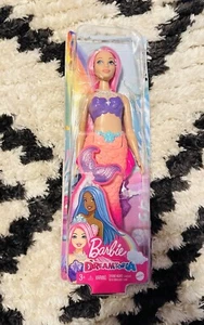 Barbie Dreamtopia Mermaid Doll Curvy w/Pink Hair 2021 - Picture 1 of 3