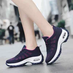 Women's Air Cushion Sneaker Orthopedic Diabetic Walk Running Tennis Sports Shoes - Picture 1 of 15