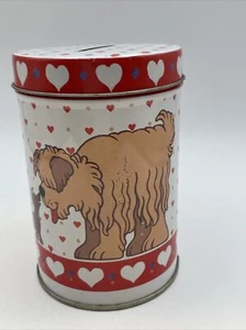 Banco Estilo Vintage Lata Perrito Corazón Diseño J.S.N.Y. Metal - Imagen 1 de 9