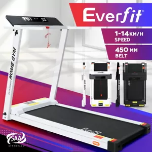 Everfit Treadmill Electric Home Gym Exercise Running Machine Fitness 450MM - Picture 1 of 13