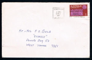 TASMANIA • 1971 • 7c Christmas stamp on cover - Picture 1 of 2