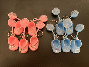 10 Boy And Girl Shoe/toy Keychain For Decoration, Baby shower Or Invitation.