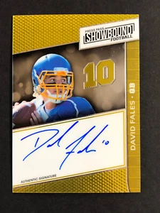 David Fales Signed 2014 Press Pass Showbound Football Card #SB-DF Auto 1 - Picture 1 of 2