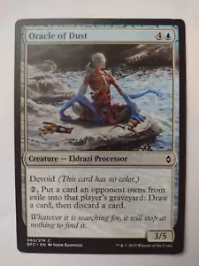 MTG Magic The Gathering Card Oracle of Dust Creature Eldrazi Processor Blue 2015 - Picture 1 of 2