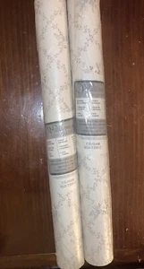 VINTAGE Collins & Aikman Wallcoverings Wallpaper Blue Floral New NOS Retro HTF - Picture 1 of 7
