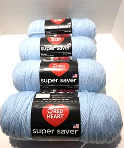 Red Heart Super Saver Light Blue M:8003 290220 364 yards - Picture 1 of 7