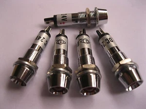 10 pcs LED Indicator Red Color DC 24V New  - Picture 1 of 4