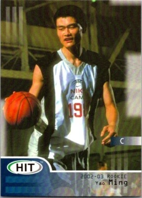 Tarjeta de novato Yao Ming 2002-03 Sage Hit #5 radiocontrol China Houston Rockets Foto 1 de 2
