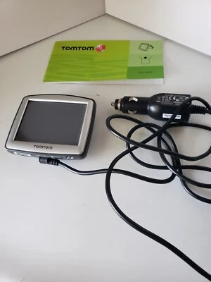 TomTom One N14644 Silver Portable GPS Monitor 3" Inch Screen Tested Works  - Image 1 of 4