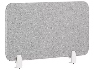 Schreibtisch Trennwand Akustik Polster hellgrau 72 x 40 cm Schallschutz Wally - Bild 1 von 12
