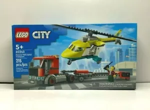 LEGO City Great Vehicles Rescue Helicopter Transport 60343 Building Set - Picture 1 of 3