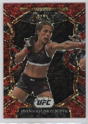 2021 Panini Select UFC Concourse Red Disco Prizm /199 Joanna Jedrzejczyk #45 - Image 1 of 2