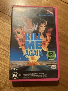 Val Kilmer & Joanne Whalley Kilmer in Kill Me Again - ex-rental PAL VHS TESTED - Bild 1 von 8