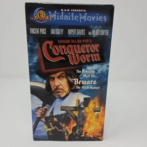 Conqueror Worm (VHS, 1968) Vincent Price Rupert Davies Witch Hunter - Foto 1 di 5