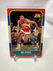 1986-87 Fleer #91 Doc Rivers - Bild 1 von 2