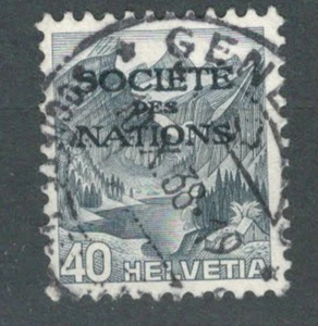 SWITZERLAND EUROPE NATIONS SOCIETY OFFICE USED OFFICIAL STAMP LOT (SWISS 522) - Picture 1 of 1
