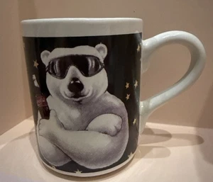 COCO-COLA POLAR BEAR MUG 1996 12 oz Gibson cup collectors - Picture 1 of 6