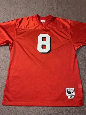 复古旧金山 49 人队球衣男式 54 码 NFL 足球 Steve Young 1994 — 第 1/4 张图片