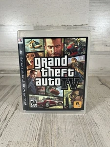 Grand Theft Auto IV GTA 4 PS3 PlayStation 3 Complete w/ Map Tested - Picture 1 of 8