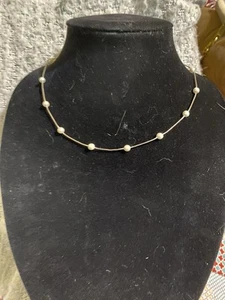 Vintage Milor Italy 925 Sterling Silver Necklace 18” - Picture 1 of 5