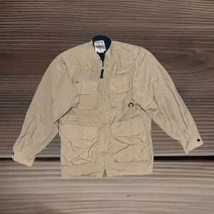 EX OFFICIO Travel Adventure Fisherman Jacket Full Zip Removable Sleeves Large - Picture 1 of 8