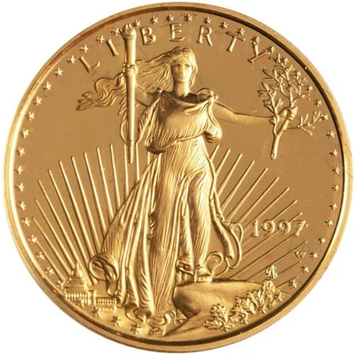 1997-W 4-Coin Proof American Gold Eagle Set (Box, CoA) - Image 1 of 4