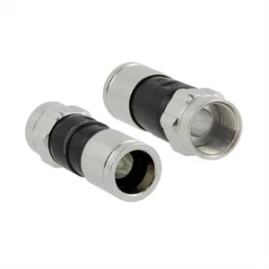 100 Pcs. PPC EX6XL Plus Coax RG6 Connectors Approved DirecTV Dish - Picture 1 of 1