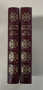 Doctor Zhivago HC Boris Pasternak 1986 Easton Press 2 Vol Collector's Edition - Picture 1 of 14