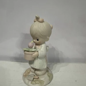 MAY mit Topfpflanze Precious Moments Figur 110035 Vintage 1987 - Bild 1 von 7