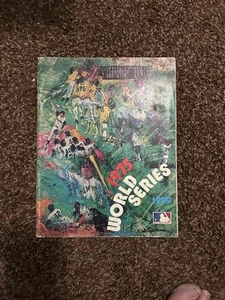 1975 World Series Program Cincinnati Reds vs Boston Red Sox - Picture 1 of 4