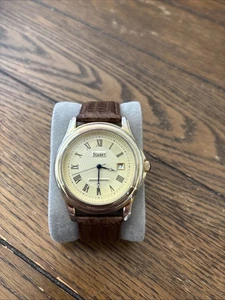 Vintage STAUER Metropolitan Gold Tone Men's Watch. 3ATM Japan Movt 17961 (A11) - Picture 1 of 7