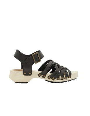 Sandalias boho con zueco de madera Anthropologie para mujer Kelsi Dagger Brooklyn Harling 9,5 Foto 1 de 4
