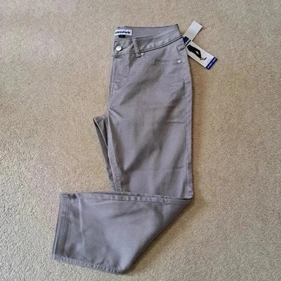 NWT Nygard Slim Leg Cropped  Pant Grey Women's Size 12 Stretch Skinny Crop - Image 1 of 4