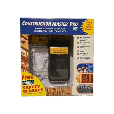 Calculated Industries CONSTRUCTION MASTER PRO MODEL 4065 Calculator & Case NEW! - Image 1 of 3