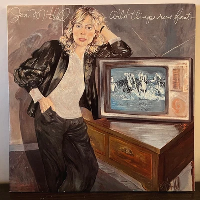 JONI MITCHELL - Wild Things Run Fast (1982) - 12" Vinyl Record LP - EX - Image 1 of 4