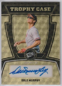 2024 Press Pass Premium Dale Murphy Trophy Case 1/1 Auto Super Prismatic Gold - Picture 1 of 2
