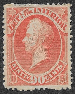 MMK Philately: US Scott #O24 francobollo ufficiale mai usato pesantemente incernierato SCV $325 - Foto 1 di 2