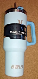 New Hurley Travel Tumbler 40 oz. 3 in 1 Lid Double Wall - Picture 1 of 6