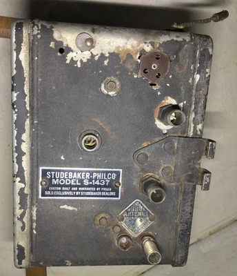 vintage 1937 1938 STUDEBAKER Dictator President Commander •PHILCO RADIO S-1437• - Image 1 of 4