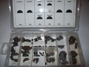 80pc WOODRUFF KEY ASSORTMENT FLYWHEEL PULLEY CRANK - Picture 1 of 1