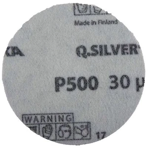 Discos de lijado de gancho liso Mirka Q. Silver 77 mm (3") P500 arena 100x - Imagen 1 de 3