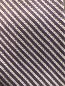 JOS. A. BANK  NWOT Lavender White Striped Silk Tie Italy  59" X 3¾" - Picture 1 of 6