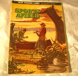 Sports Afield Hunting Fishing May 1949 1940's vintage - Picture 1 of 6