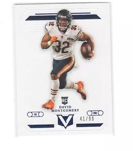 2019 Panini Chronicles - Vertex Blue David Montgomery #V-6 (RC) /99 - Picture 1 of 2