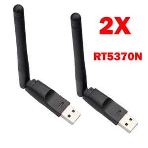 2x Para Chips Ralink RT5370N WiFi Para Dongle Adaptadores USB Tarjeta de Red Inalámbrica - Imagen 1 de 11