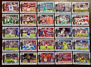 2022 Panini Score Football Celebration Complete Insert Set of 25 Cards - Imagen 1 de 1