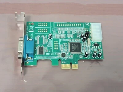 STARTECH 2-Port Native PCI Express RS232 Serial Adapter Card (Low Profile) - Image 1 of 4