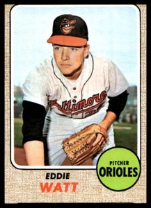 1968 Topps #186 Eddie Watt Baltimore Orioles VG-VGEX - Picture 1 of 2
