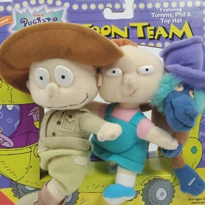 Vintage Nickelodeon Rugrats Movie Toon Team 3 Set Tommy Phik Monkey Mattle 1998 - Picture 1 of 8
