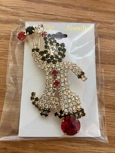 Clown brooch pin Fashion jewelry NEW FAST Free Ship Large 3 Inch, NEW - Picture 1 of 6